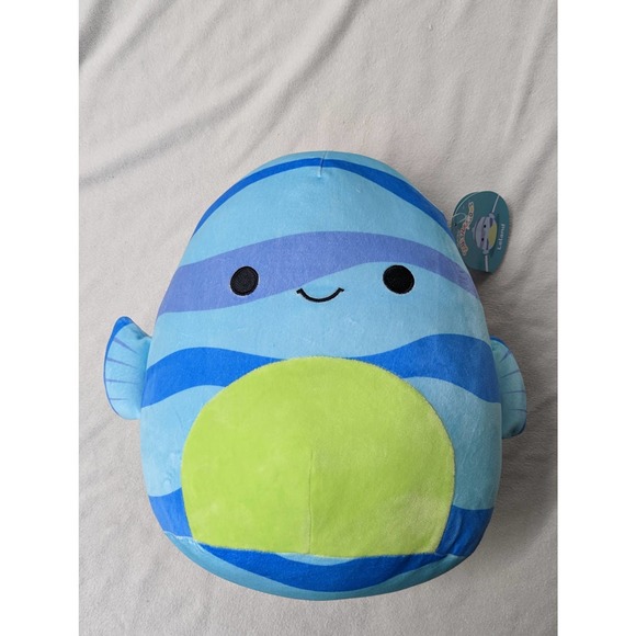 Squishmallow Leland The Fish NWT 14" - Picture 2 of 11